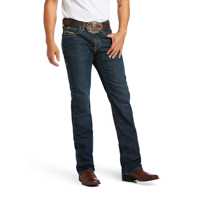 Ariat Jeans Herren - M2 Traditional Relaxed Stretch Gage Stackable Boot Cut DunkelBlau ( UNKJO-2946
